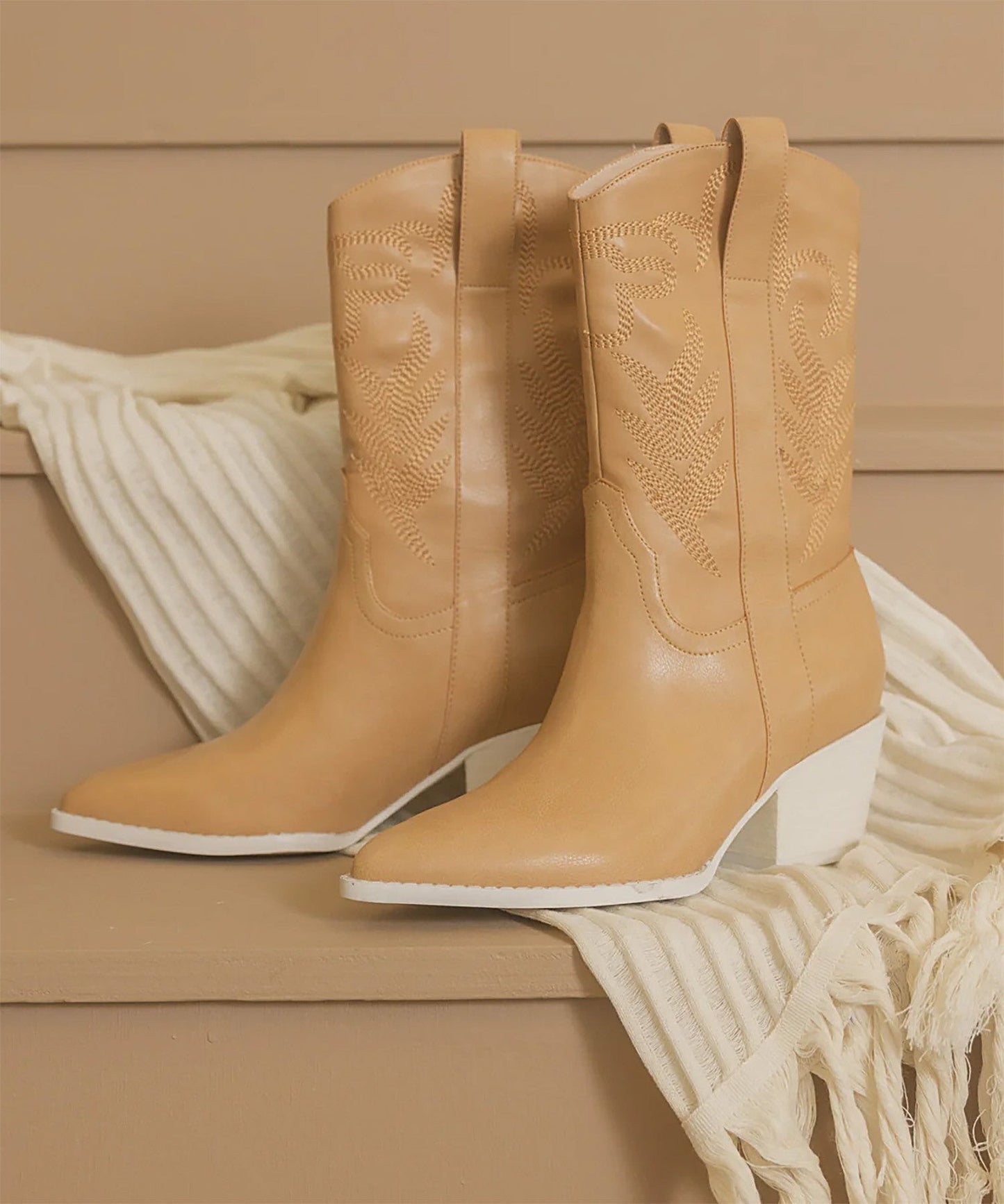 Sephira Embroidered Western Boot