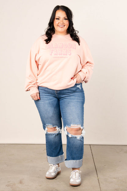 Glamour Farms A Modern Mercantile Graphic Sweatshirt