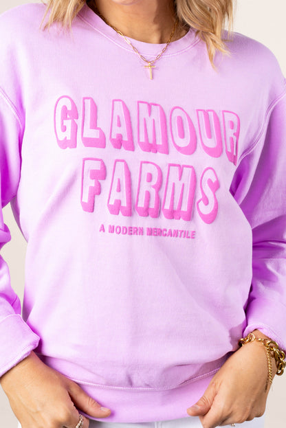 Glamour Farms A Modern Mercantile Graphic Sweatshirt