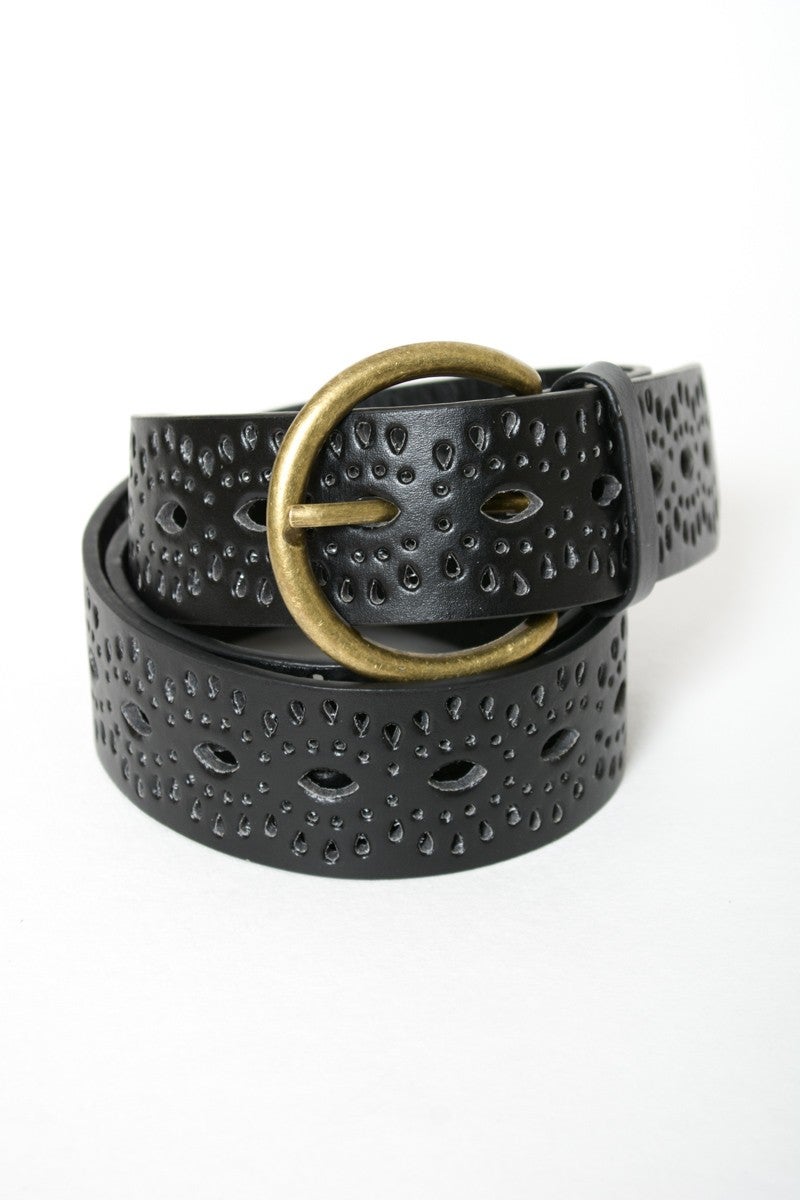 Vintage Eyelet Buckle Belt