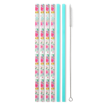 Swig Reusable Straws + Brush Set