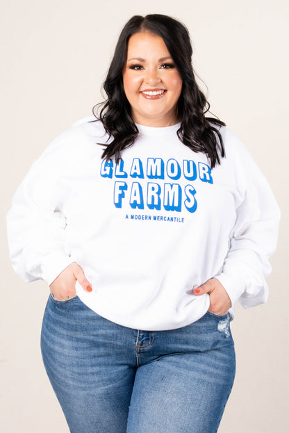 Glamour Farms A Modern Mercantile Graphic Sweatshirt