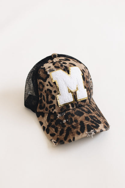 Distressed Initial Patch Baseball Hat *Final Sale*