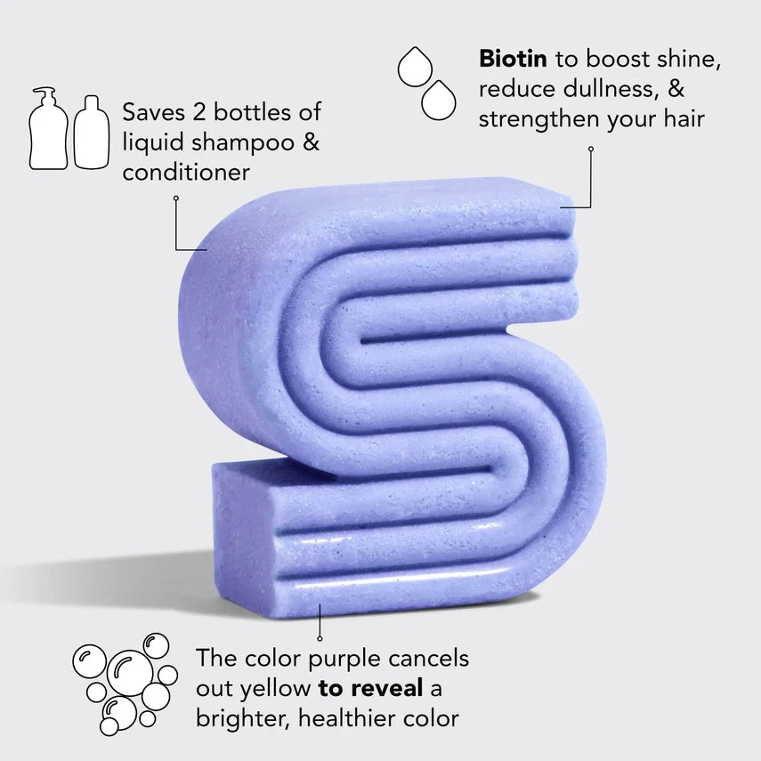Kitsch | Purple Toning Shampoo Bar
