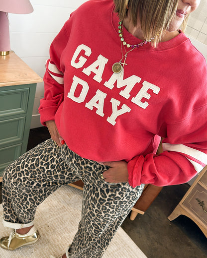 Game Day Varsity Stripe Pullover