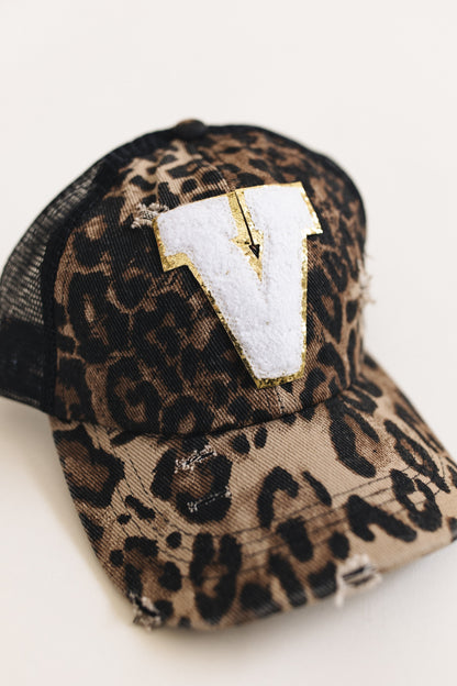 Distressed Initial Patch Baseball Hat *Final Sale*