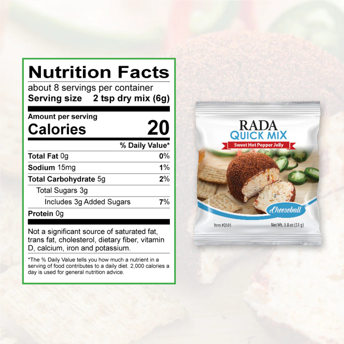 Rada | Savory Cheeseball Mix