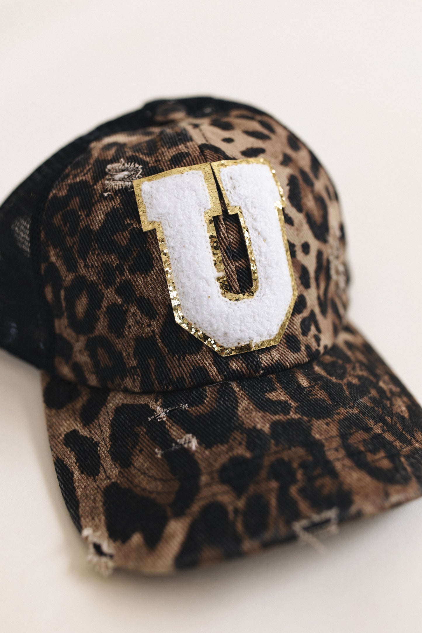 Distressed Initial Patch Baseball Hat *Final Sale*
