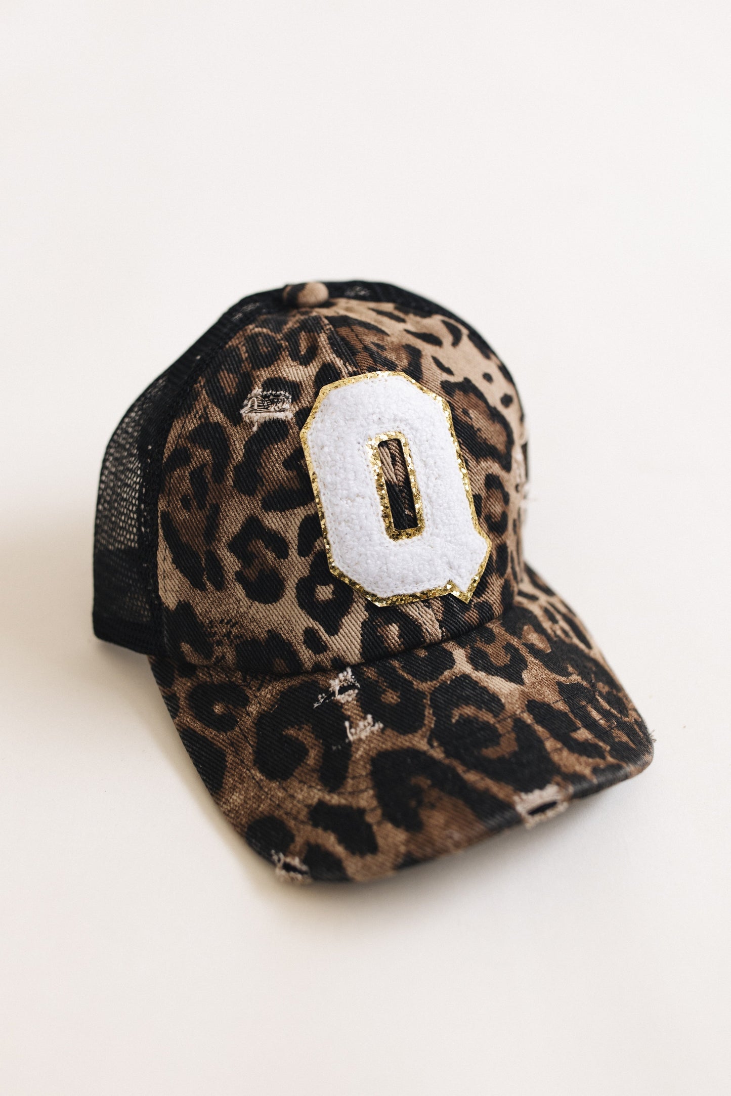 Distressed Initial Patch Baseball Hat *Final Sale*