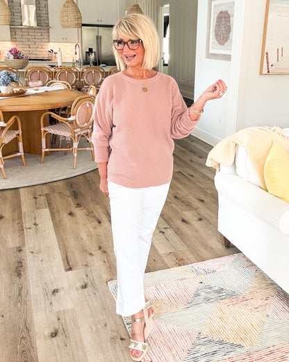 Leetie Waffle Knit Sweater
