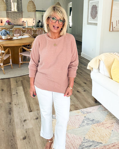 Leetie Waffle Knit Sweater