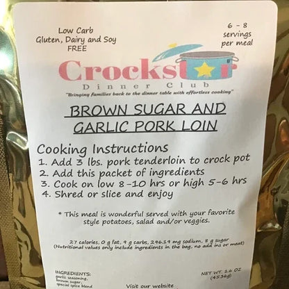 Crockstar Dinner Club | Crockpot Pork Meal Kits