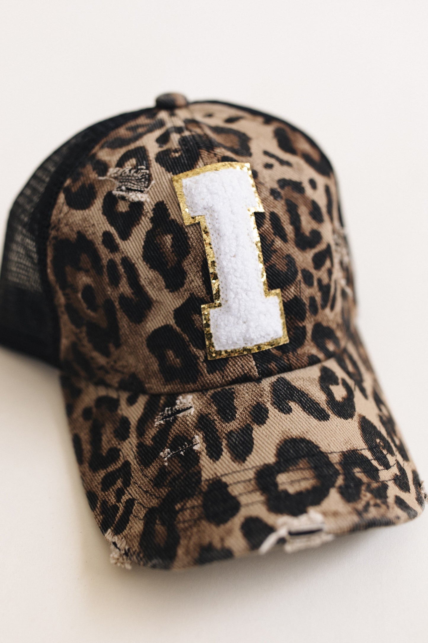 Distressed Initial Patch Baseball Hat *Final Sale*