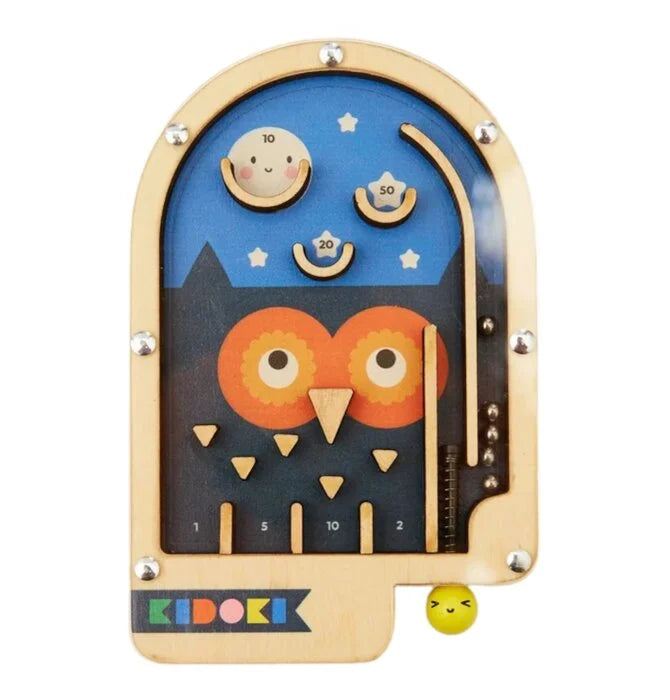 Wooden Handheld Pinball Game
