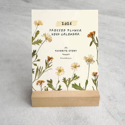 2026 Desk Calendar with Stand