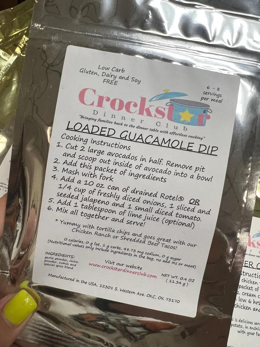 Crockstar Dinner Club | Dips - Gluten Free