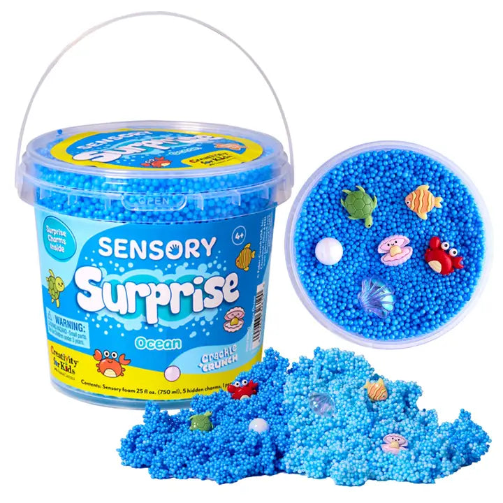 Sensory Surprise Squishy Foam Bucket