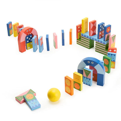 Topple Twist Dominoes
