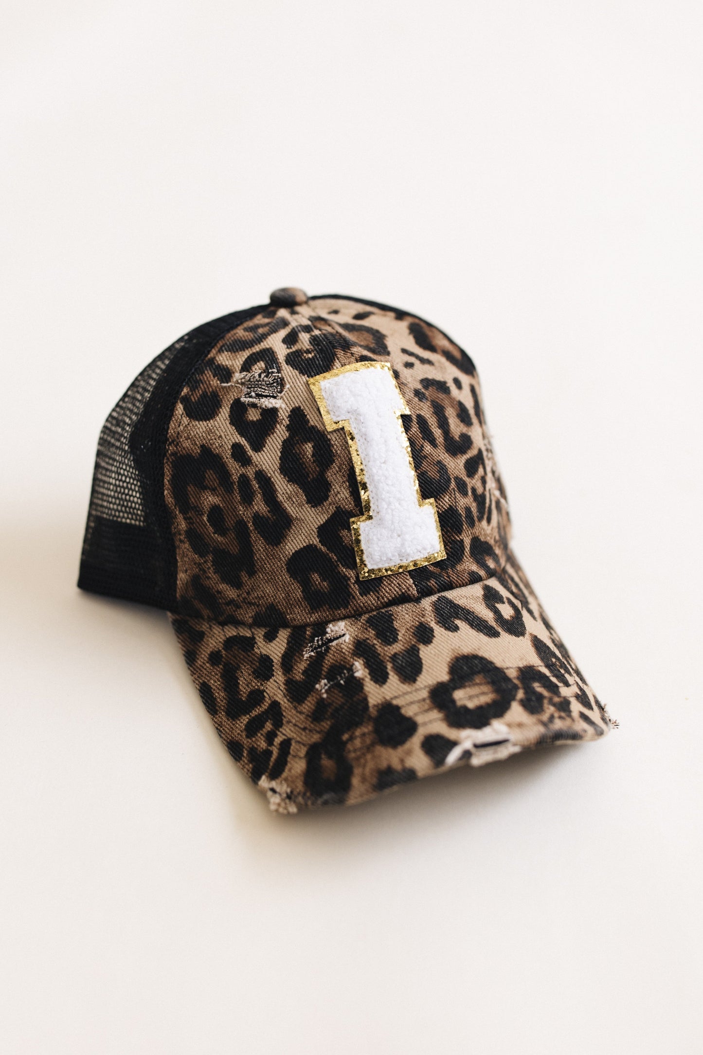 Distressed Initial Patch Baseball Hat *Final Sale*